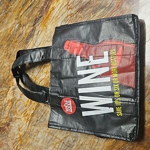 WHOLE FOODS Reusable Wine tote bag for 6 bottles